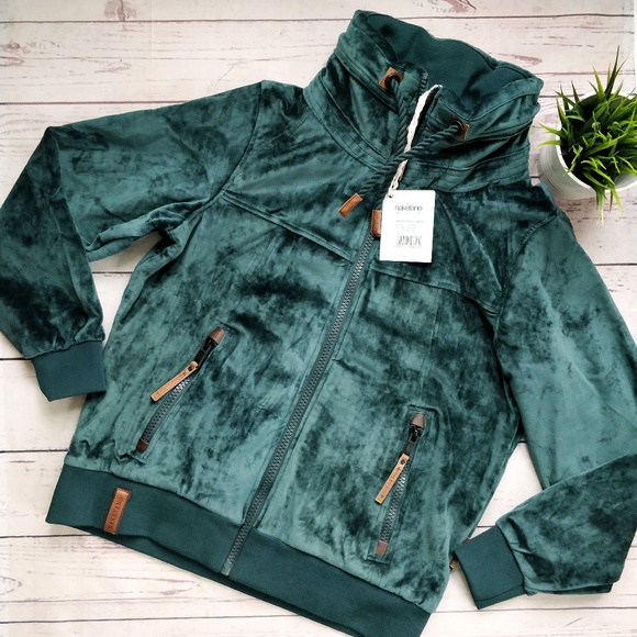 Naketano Other - NWT NAKETANO Bumsinator Men's Velour Jacket Green